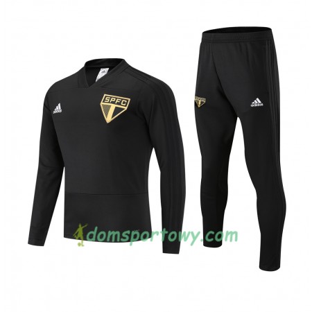 Sao Paulo Komplet Bluzy Treningowe Czarny 2018-2019